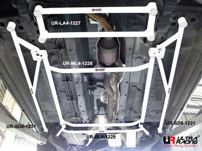 Ultra Racing 6-Point Side/Other Brace (UR-SD6-1231P)